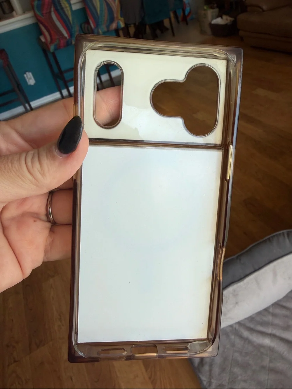IPHONE 17 PRO MAX + MagSafe FLAUNT Orange Mother of Pearl Phone Case Orig. $59